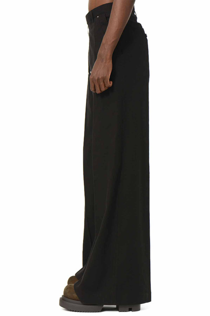 RICK OWENS Concordians Tailored Wide Belas Trousers - 3