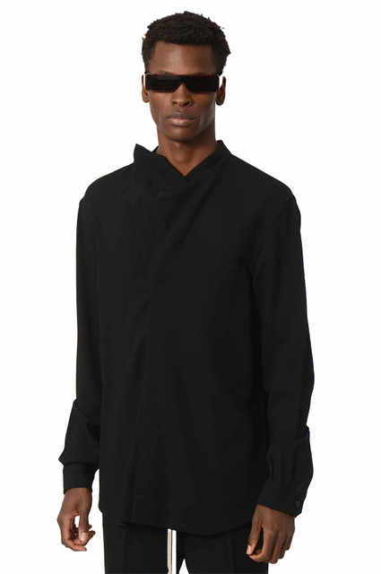 RICK OWENS Concordians Island Shirt Black - 1