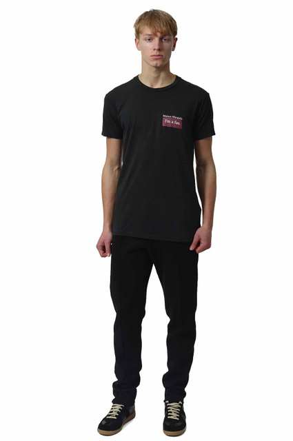 MAISON MARGIELA Logo Patch T-shirt Charcoal - 2
