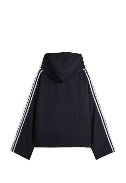 Y-3 Top com capuz e 3 riscas em preto - 2