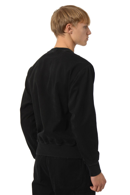 STONE ISLAND 6100016 'OLD' EFFECT Sweatshirt Black - 3