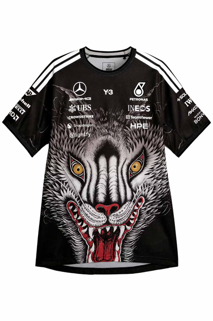Y-3 x Mercedes AMG Petronas Team F1 "Driver" Graphic Unisex T-Shirt - 1