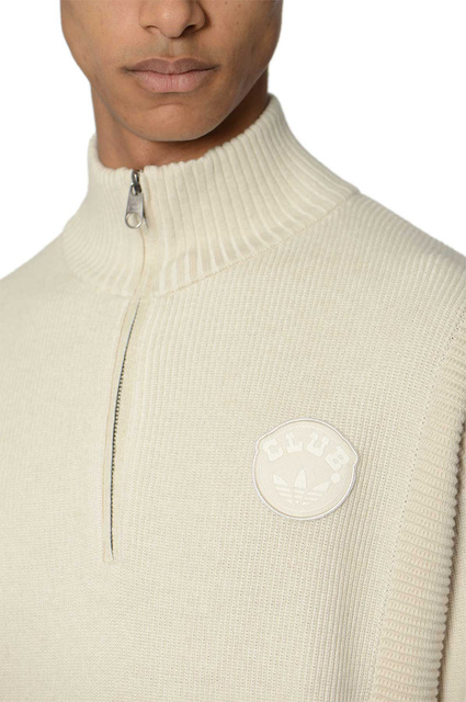 adidas BLUE VERSION Club Knit Zip Sweater - 4