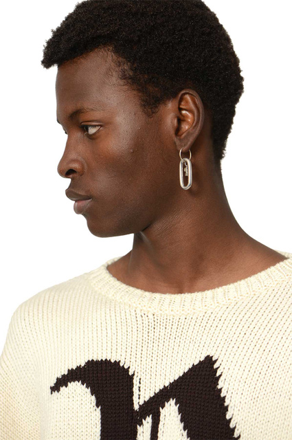 RAF SIMONS Single Chain Shackle Earring - 2