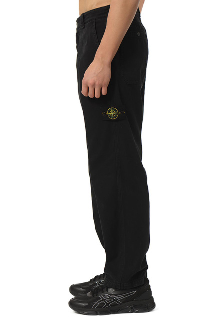 STONE ISLAND 3100008 'OLD' EFFECT Trousers Charcoal - 3