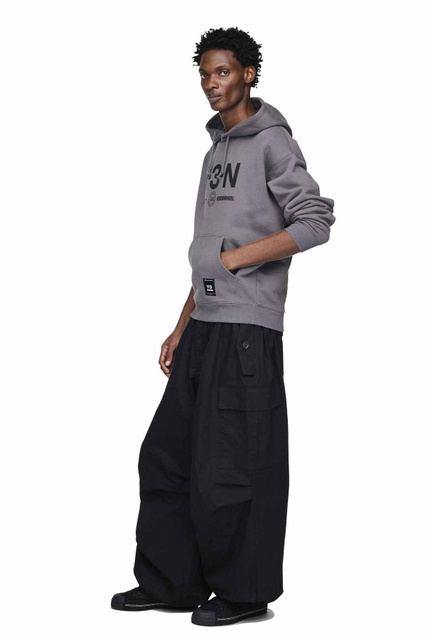 Y-3-N Graphic Hoodie Grey - 4