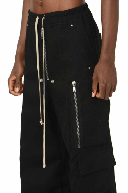RICK OWENS Concordians Cargobelas Trousers Black - 5
