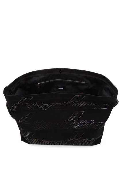 WE11DONE Saco a tiracolo com logótipo Maxi - 4