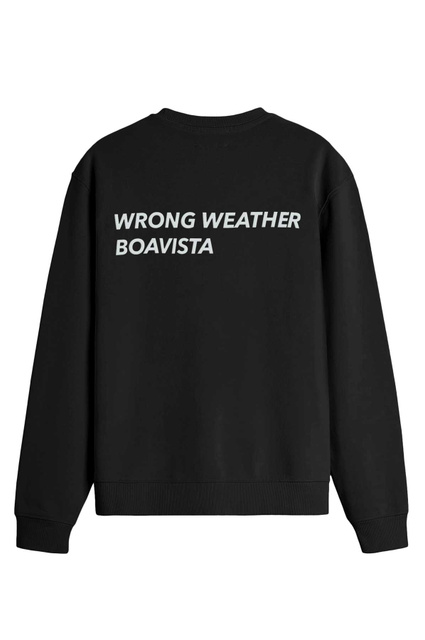 WRONG WEATHER Coleção cápsula Boavista Sweatshirt Preto - 1