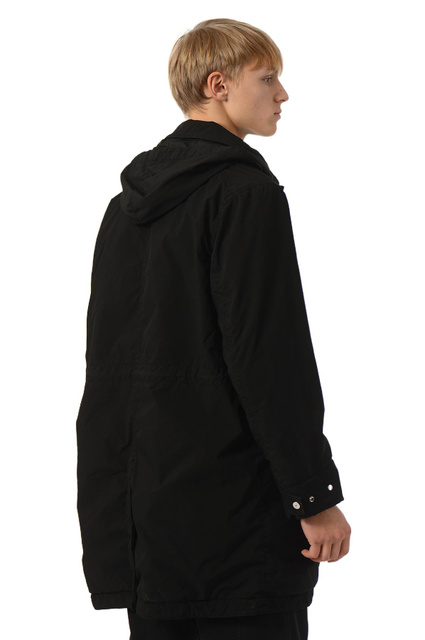 STONE ISLAND 7100004 POLY-TC Long Coat Black - 2