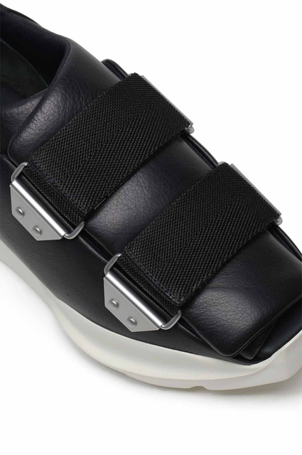 RICK OWENS Burrito Geth Sneakers Black/Milk - 4