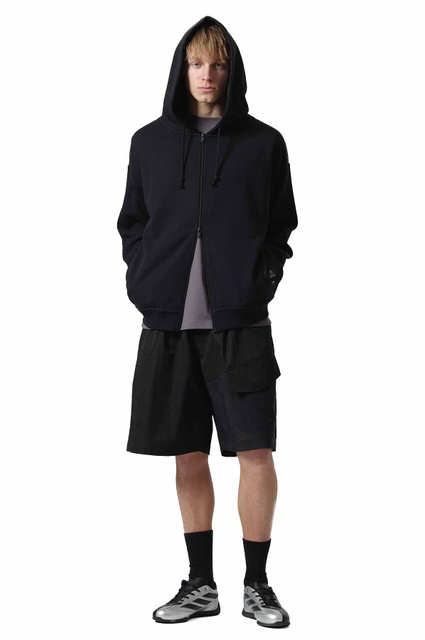 Y-3 x Mercedes AMG Petronas Fórmula 1 Hoodie com fecho de correr Preto - 2