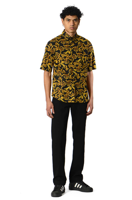 VERSACE JEANS COUTURE Elastic Waistband Black Jeans  - 2