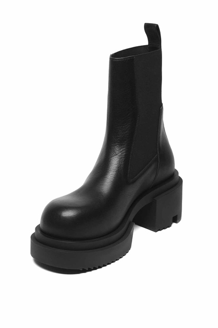 RICK OWENS Concordians Beatle Bogun Boots Black - 3