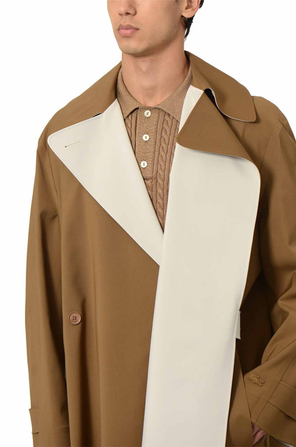 LACOSTE Trench Coat Cookie Brown - 5
