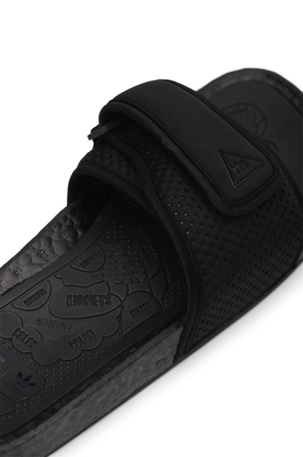 ADIDAS X PHARRELL WILLIAMS Black Boost Slides - 3