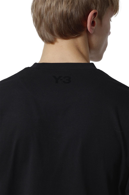 Y-3 Utility Short Sleeve T-Shirt Black  - 4