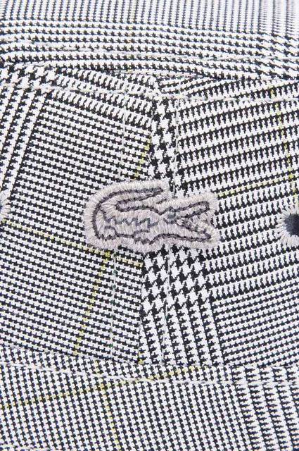 Chapéu de balde axadrezado de algodão LACOSTE - 3