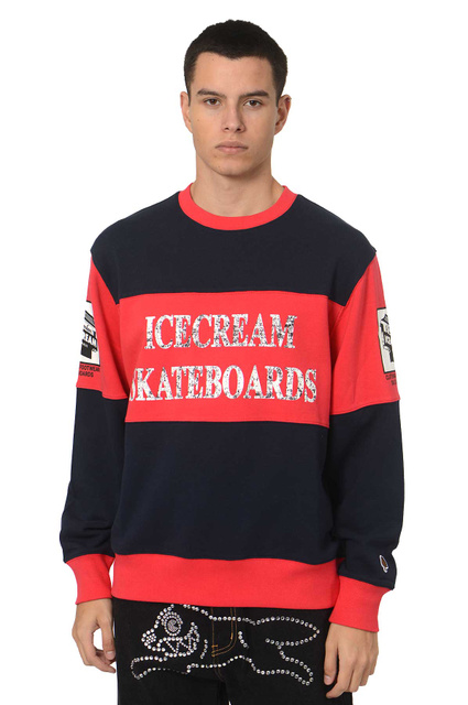 ICECREAM World Tour Sweatshirt Navy/Red - 1