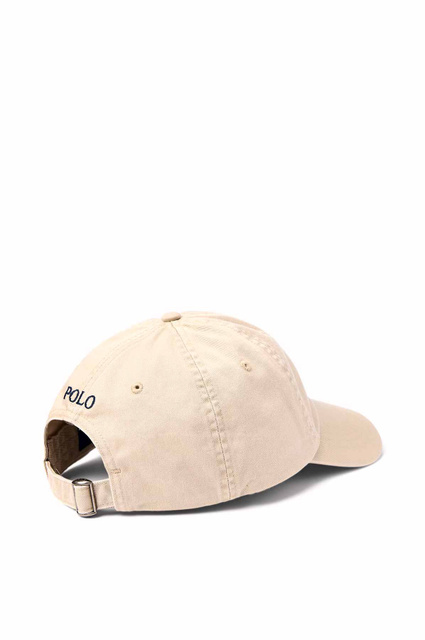 POLO RALPH LAUREN Cotton Chino Baseball Cap Nubuck/Relay Blue - 2