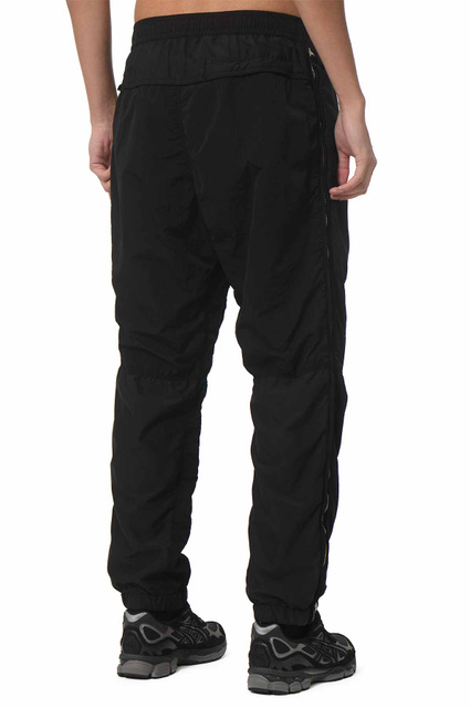 STONE ISLAND 308M4 Brushed Nylon Trousers Black - 4