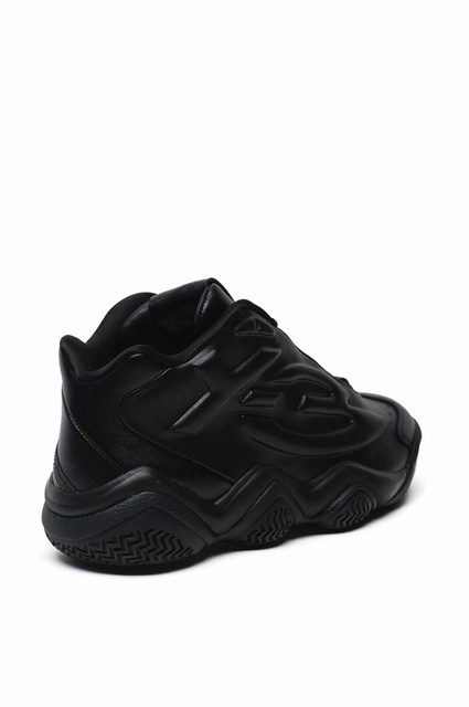 Y-3 Megaball Sapatilhas Triple Black  - 4