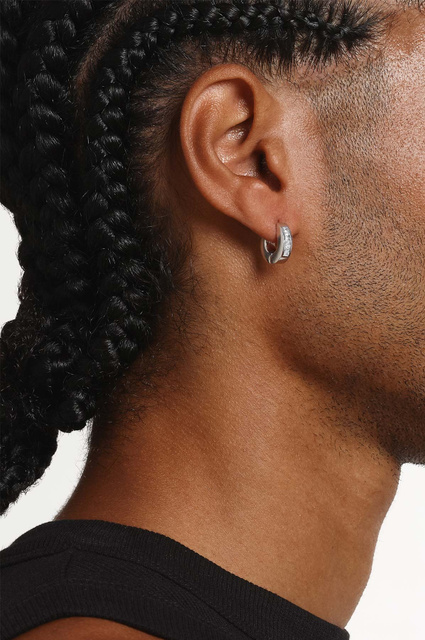 HATTON LABS Baguette Hoop Earrings - 2