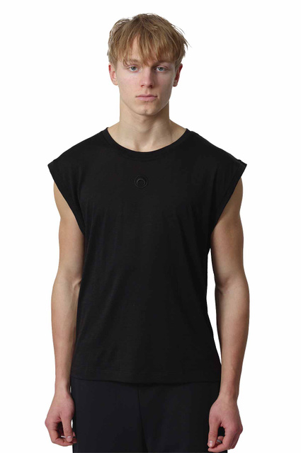 MARINE SERRE Merino Jersey Three T-shirt Set Grey/Red/Black - 2