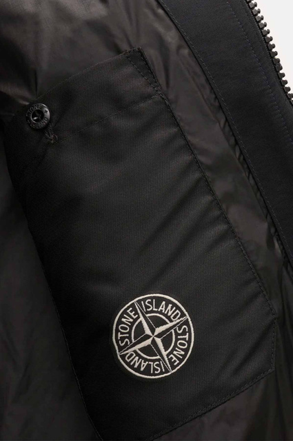 STONE ISLAND 4100111 Panno Ratinato Bomber Jacket Black - 6