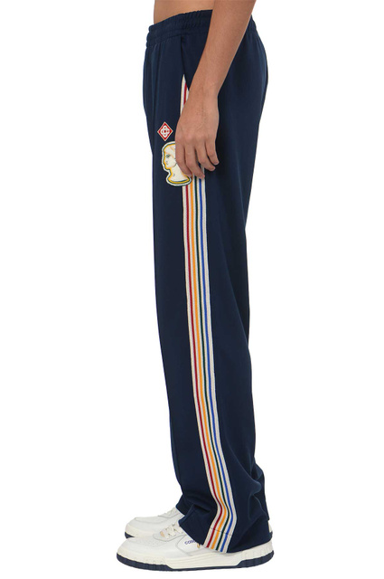 CASABLANCA Varsity Track Trousers Navy - 3