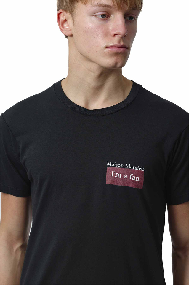 MAISON MARGIELA Logo Patch T-shirt Charcoal - 4