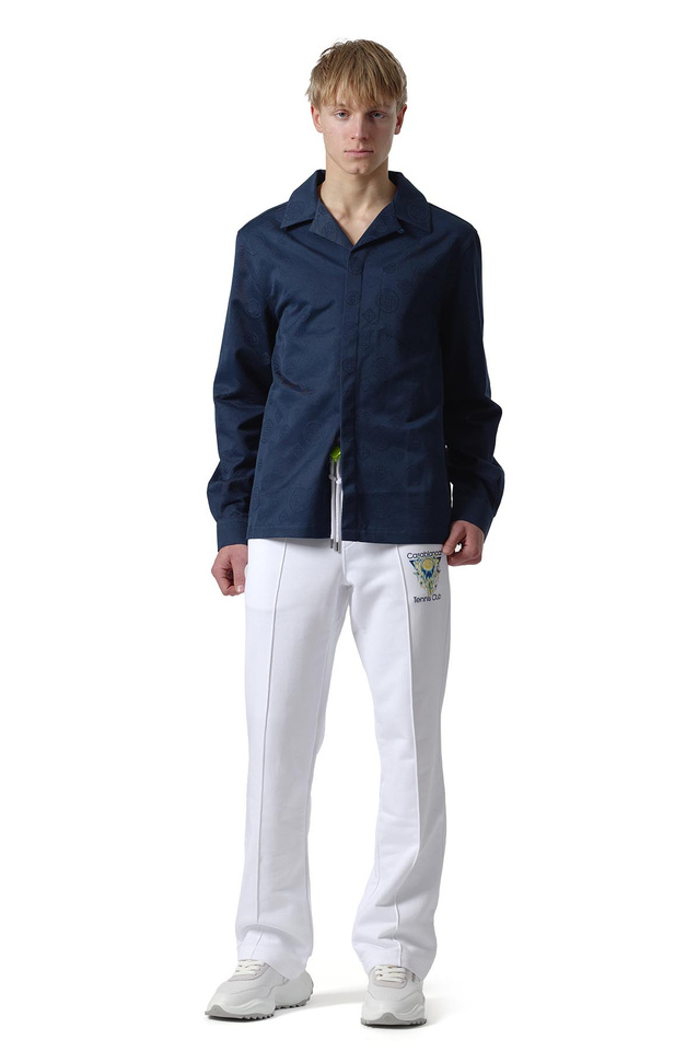 CASABLANCA Monogram Shirt Navy - 2