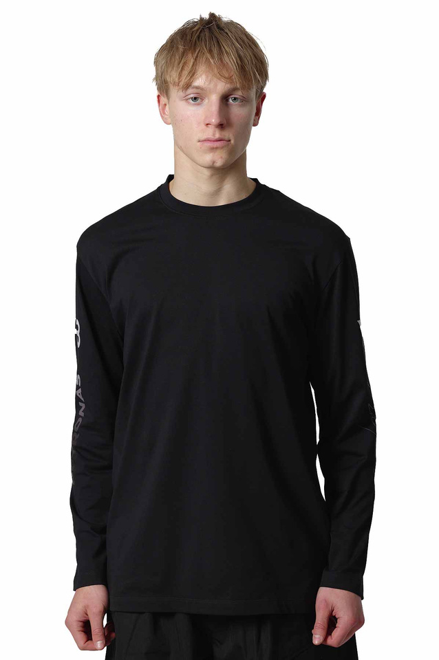 T-shirt Manga Comprida Y-3 x Mercedes AMG Petronas Formula 1 Team Chaos Logo Preto - 3