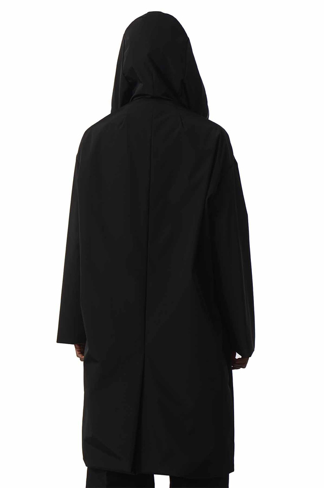 RICK OWENS Hollywood Hooded Gimp Coat - 3