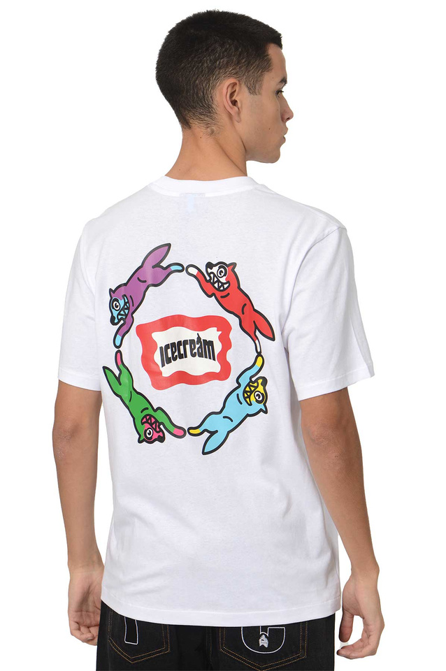 ICECREAM Roundabout T-shirt White - 3