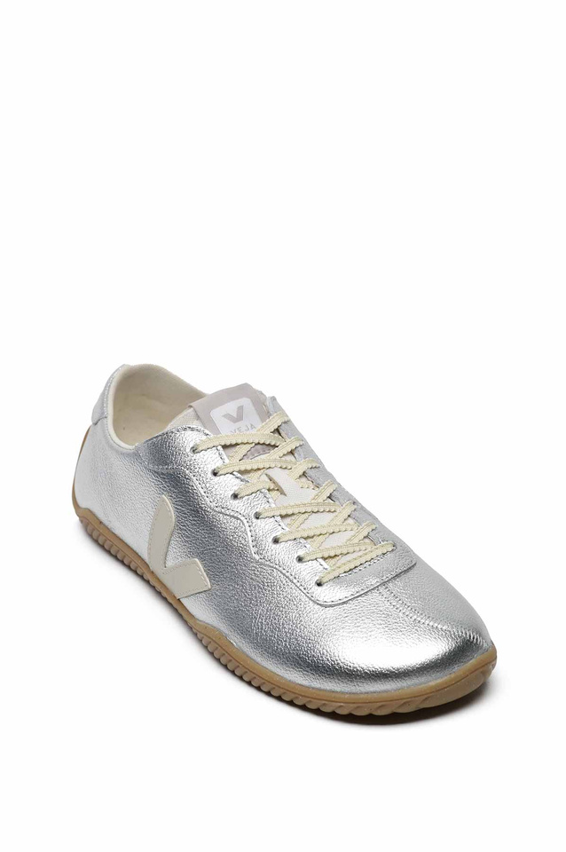 VEJA Jitsu Leather Sneakers Silver/Natural - 2