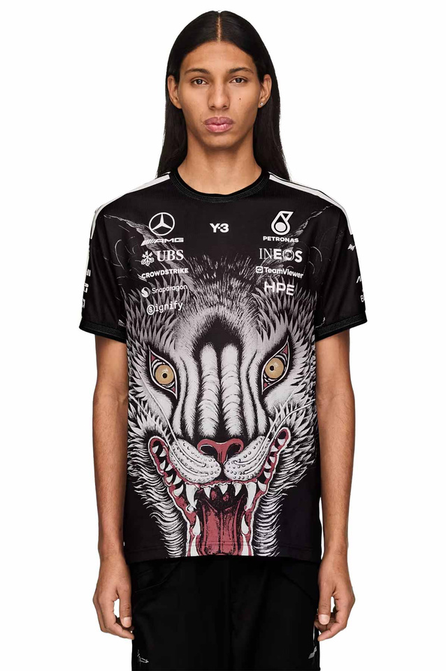 Y-3 x Mercedes AMG Petronas Team F1 "Driver" Graphic Unisex T-Shirt - 3