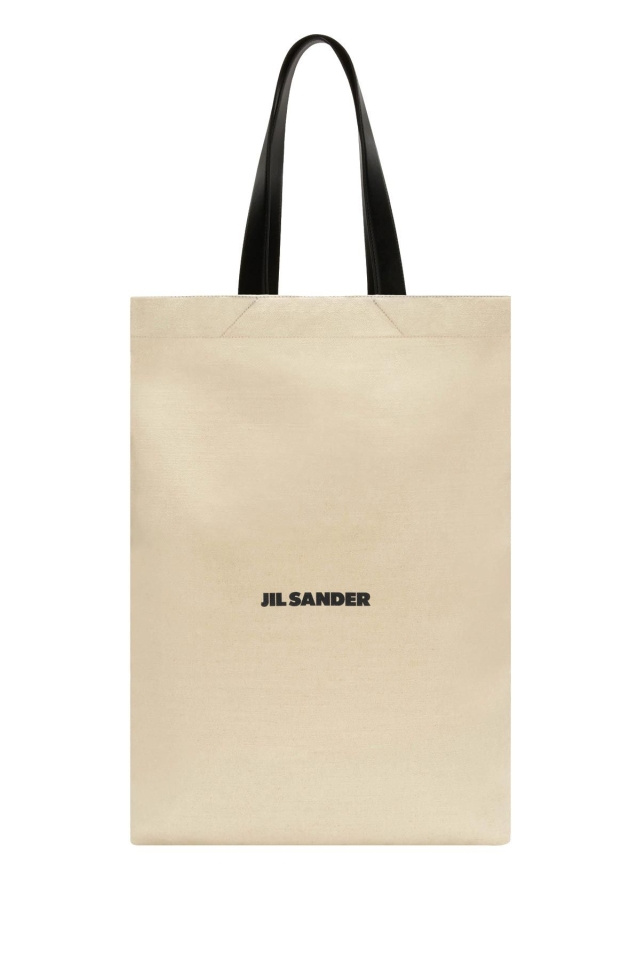 JIL SANDER Large Flat Tote Bag Natural - 1