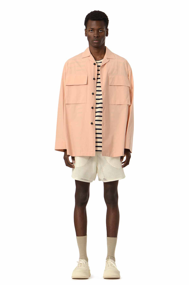 JIL SANDER Net Shorts Cream - 2