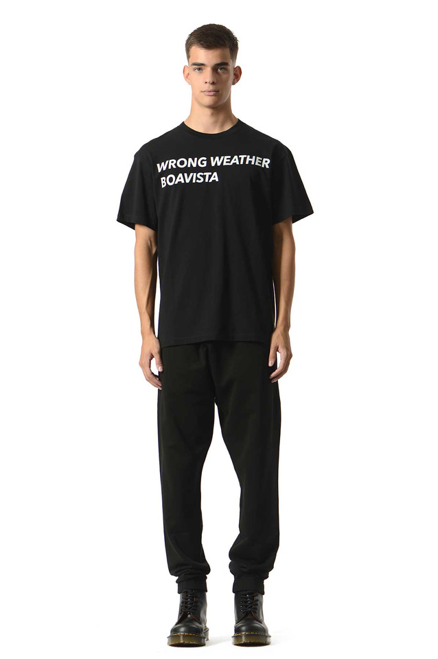 WRONG WEATHER Capsule Collection Boavista T-shirt Black - 2