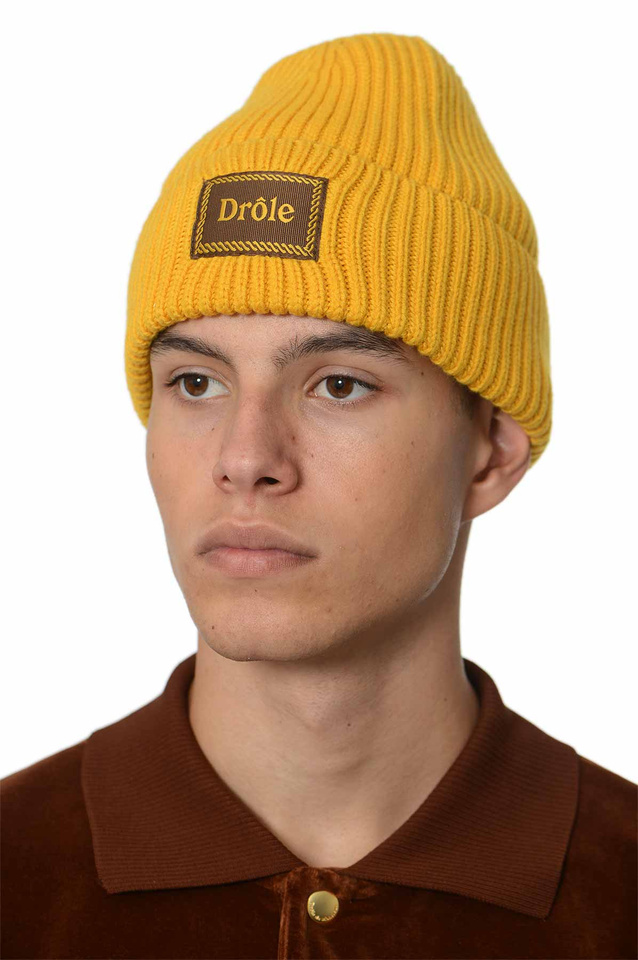 DRÔLE DE MONSIEUR Le Bonnet Laine Beanie Yellow - 2