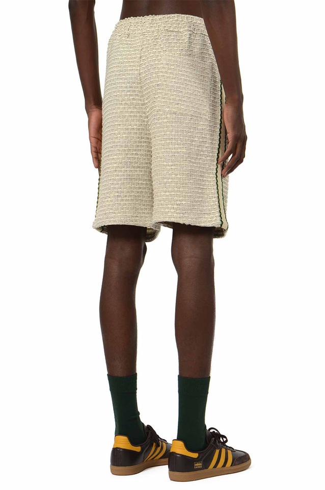 DRÔLE DE MONSIEUR Tweed Shorts Cream - 3