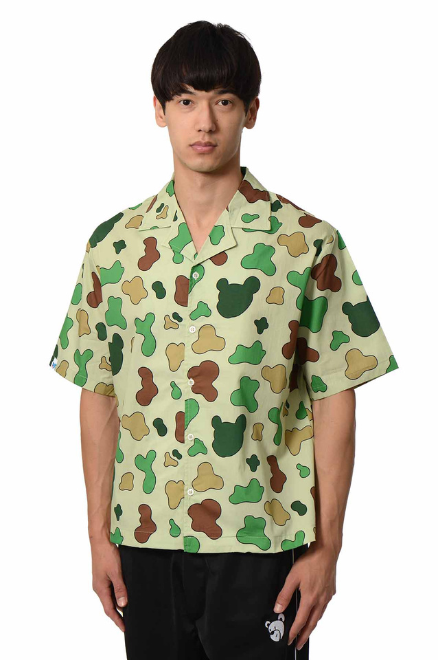 INBETWEENERS Camisa Decomposed Camou Verde - 1