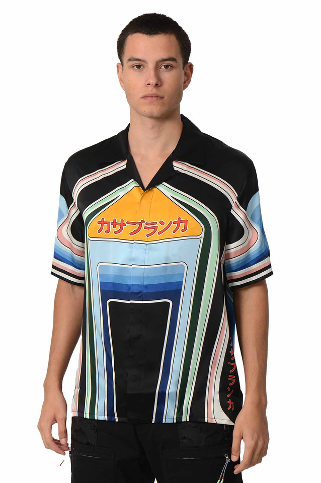 CASABLANCA Graphic Mountain Silk Shirt - 1