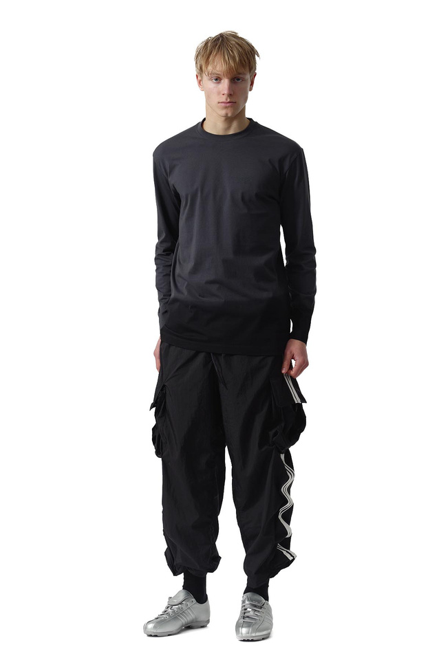 Y-3 Nylon Wired 3 Stripes Cargo Trousers Black  - 3
