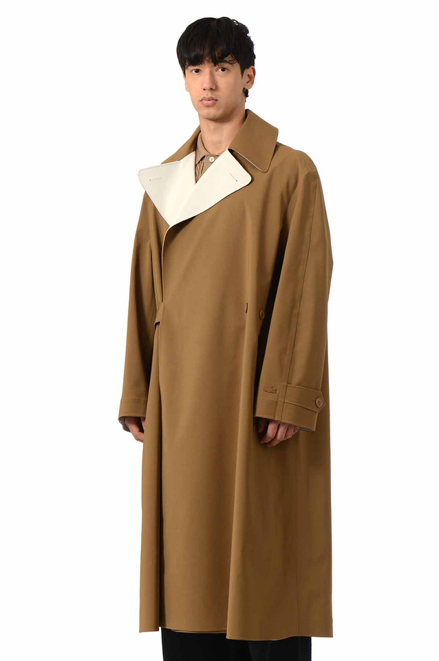 LACOSTE Trench Coat Cookie Brown - 1