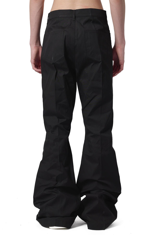 RICK OWENS Temple Bolan Bootcut Trousers Black - 4