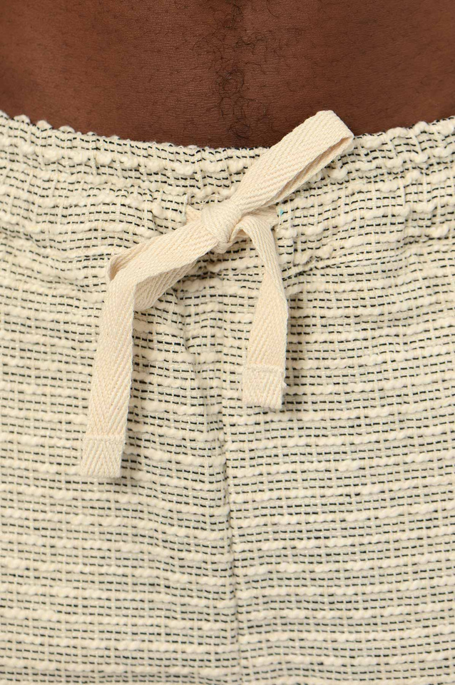 DRÔLE DE MONSIEUR Tweed Shorts Cream - 4