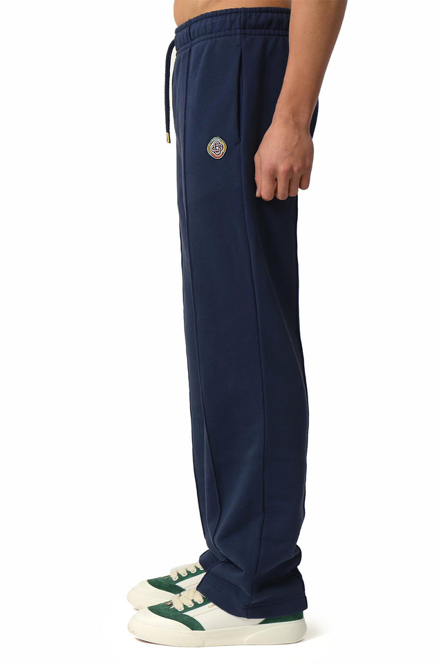 CASABLANCA Open Hem Track Trousers Navy - 3