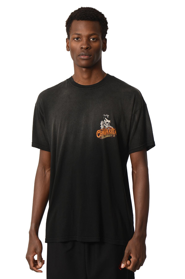 WILLY CHAVARRIA Chavarria Pomade Easy T-shirt Washed Black - 3